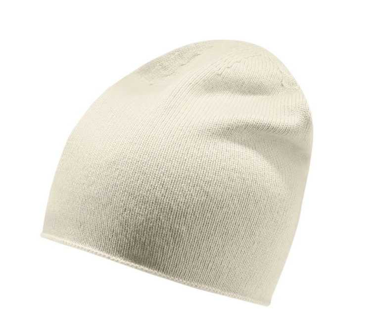 Falke Strickmütze (Beanie) Unisex - Kaschmir, ohne Umschlag - weiss - 1 Stück